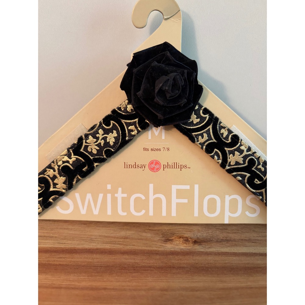 Lindsay Phillips Switch Flops Size Medium Karina Strap NEW